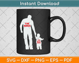 The Boss The Real Boss Fathers Day Dad Son Daughter Svg Png Dxf Digital Cutting File