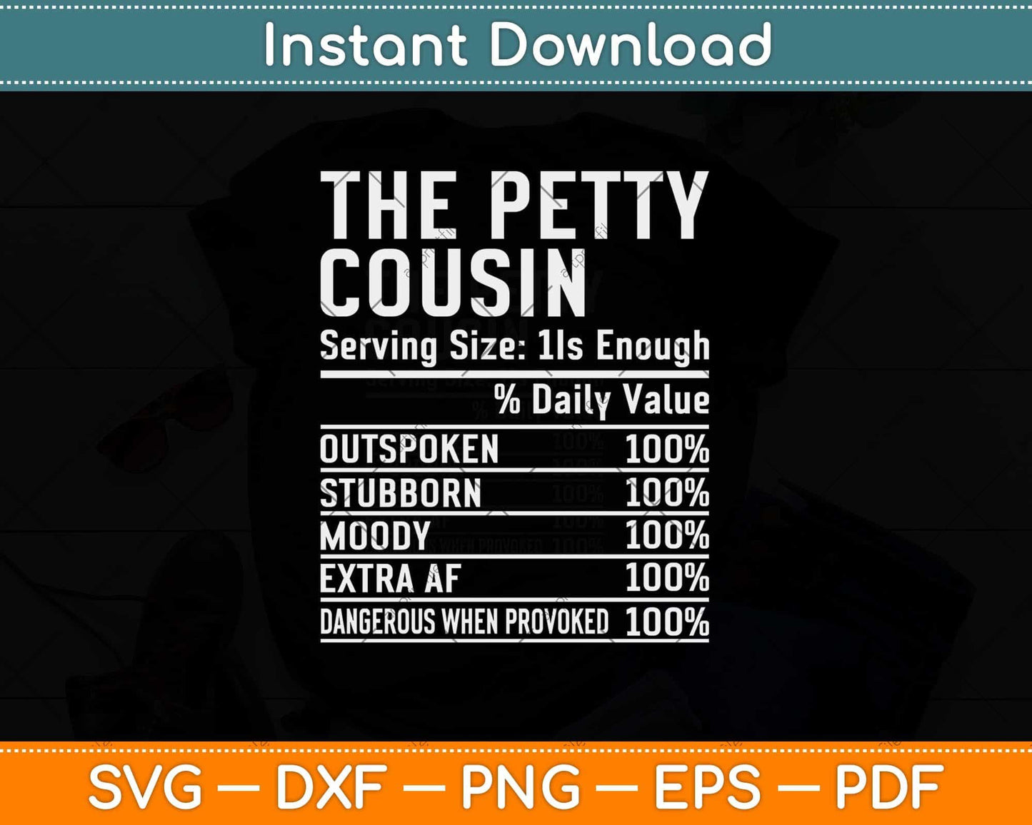 The Petty Cousin Funny Family Reunion Svg Design Cricut Printable Cutting File