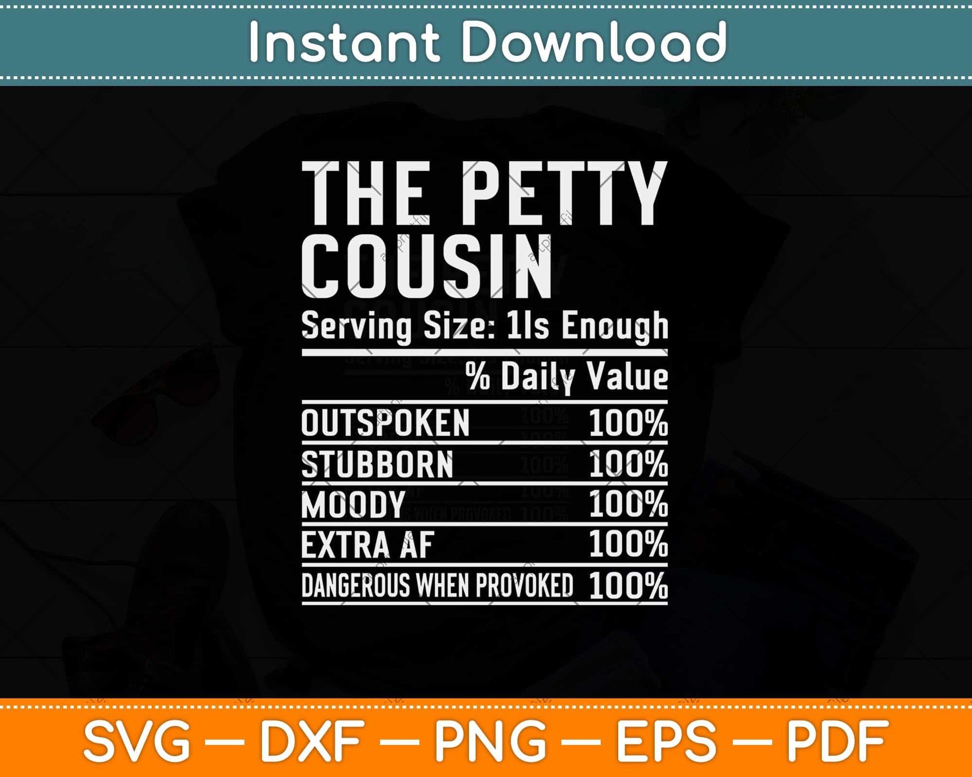 The Petty Cousin Funny Family Reunion Svg Design Cricut Printable Cutting File