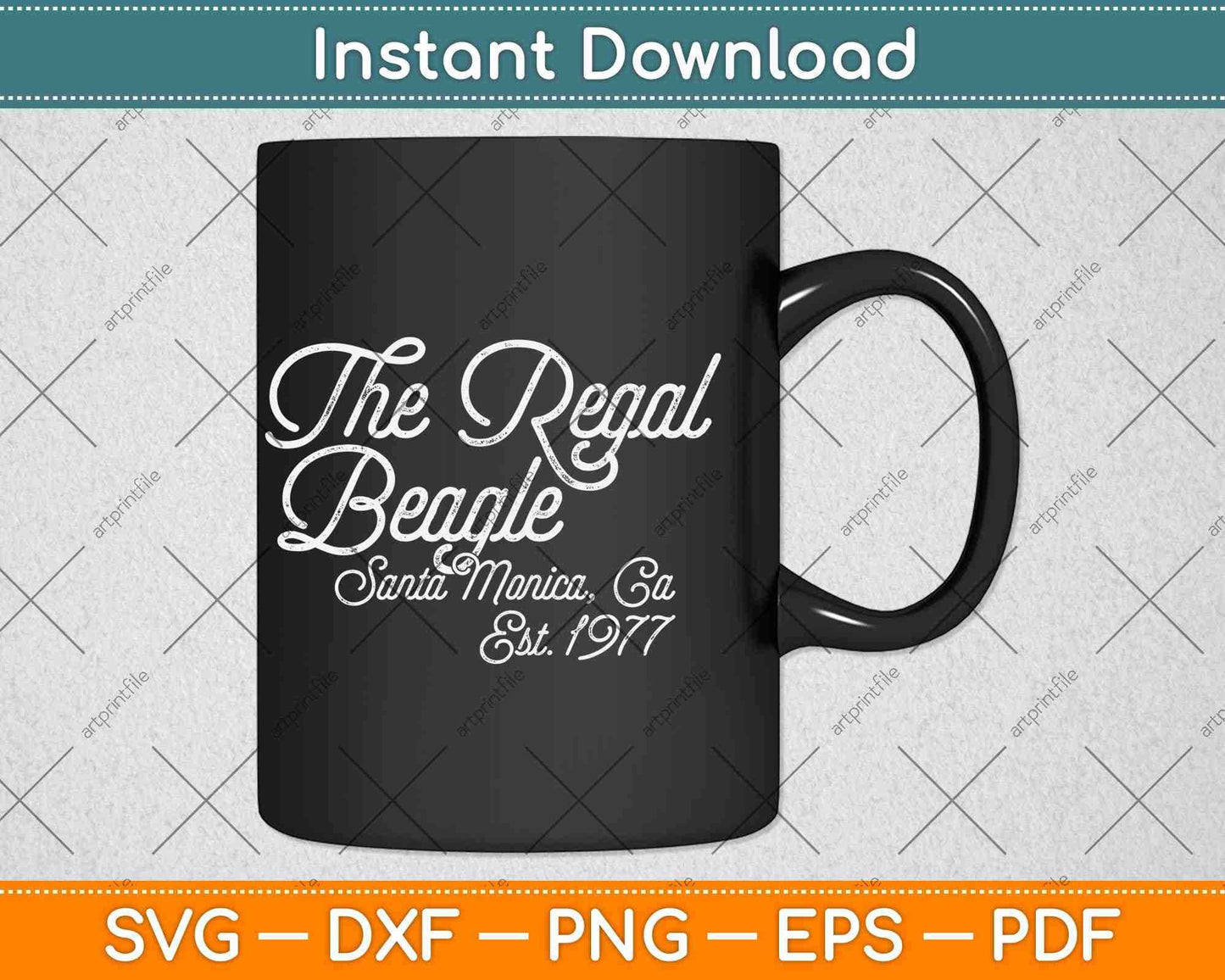 The Regal Beagle Funny Beagle Svg Png Dxf Digital Cutting File