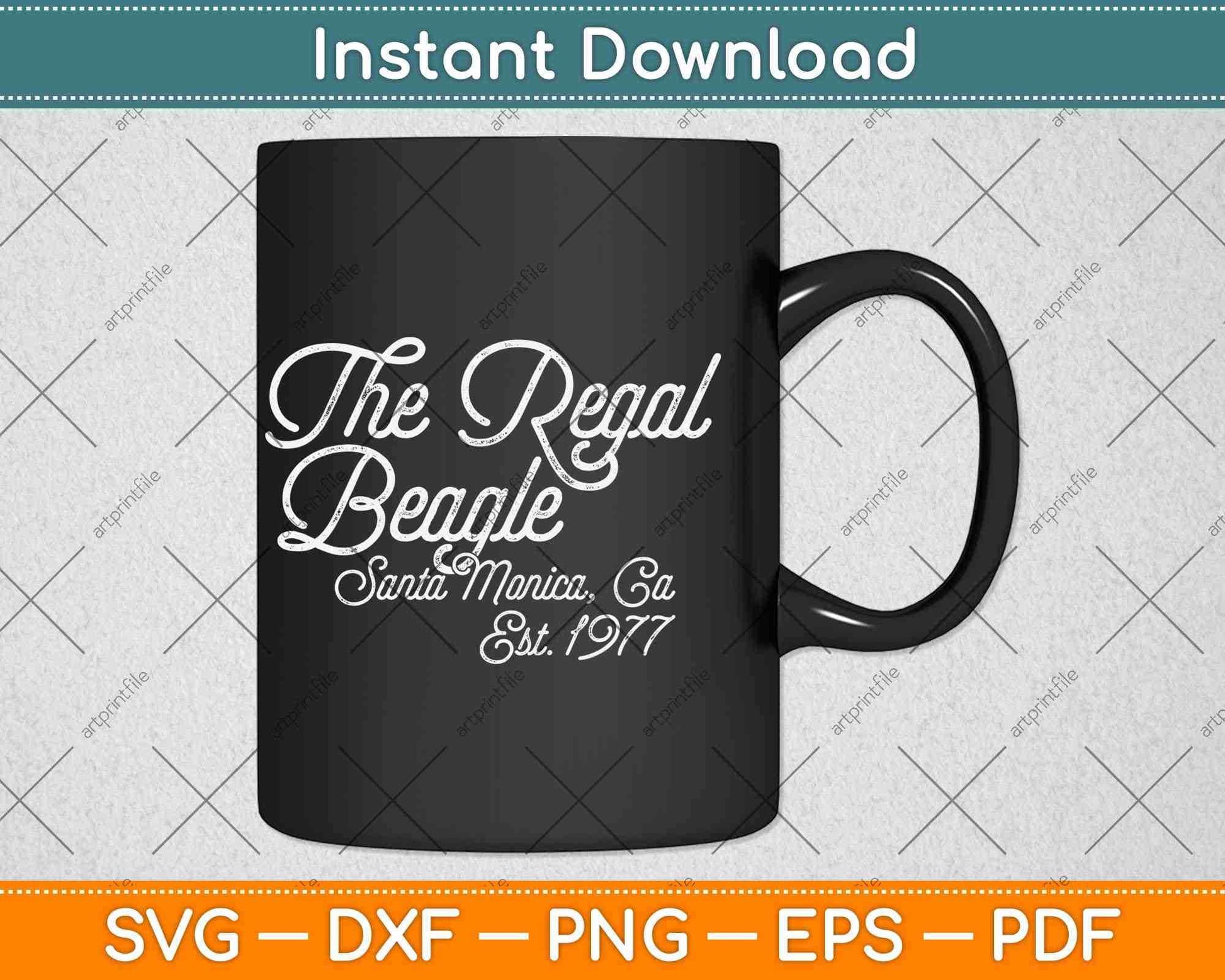 The Regal Beagle Funny Beagle Svg Png Dxf Digital Cutting File