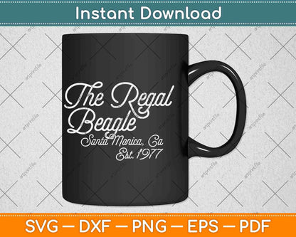 The Regal Beagle Funny Beagle Svg Png Dxf Digital Cutting File