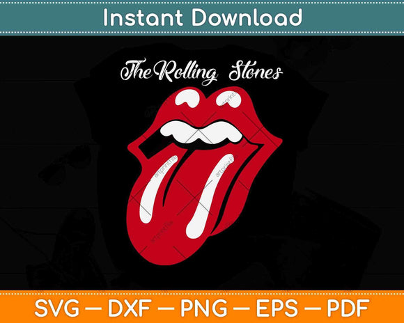 The Rolling Stones Svg Png Dxf Digital Cutting File