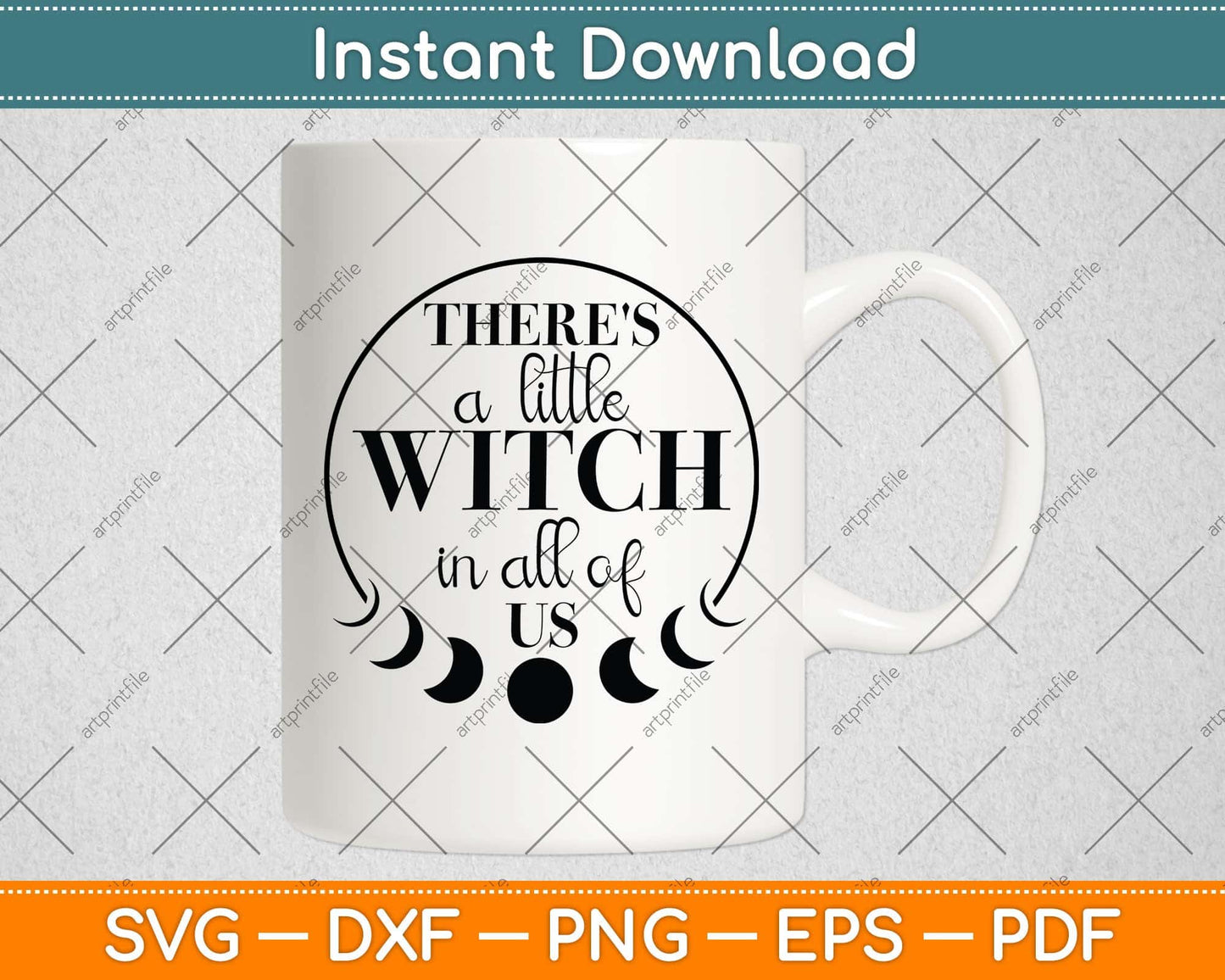 There's A Little Witch In All Of Us Svg Png Dxf Digital Cutting File