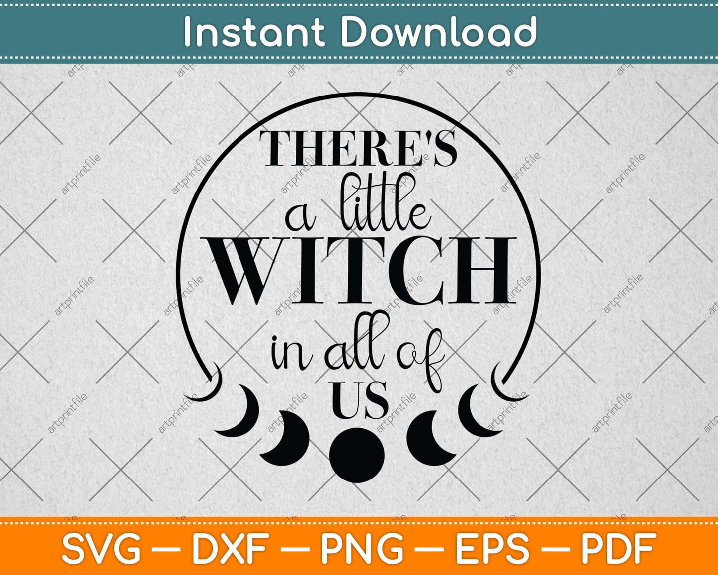 There's A Little Witch In All Of Us Svg Png Dxf Digital Cutting File