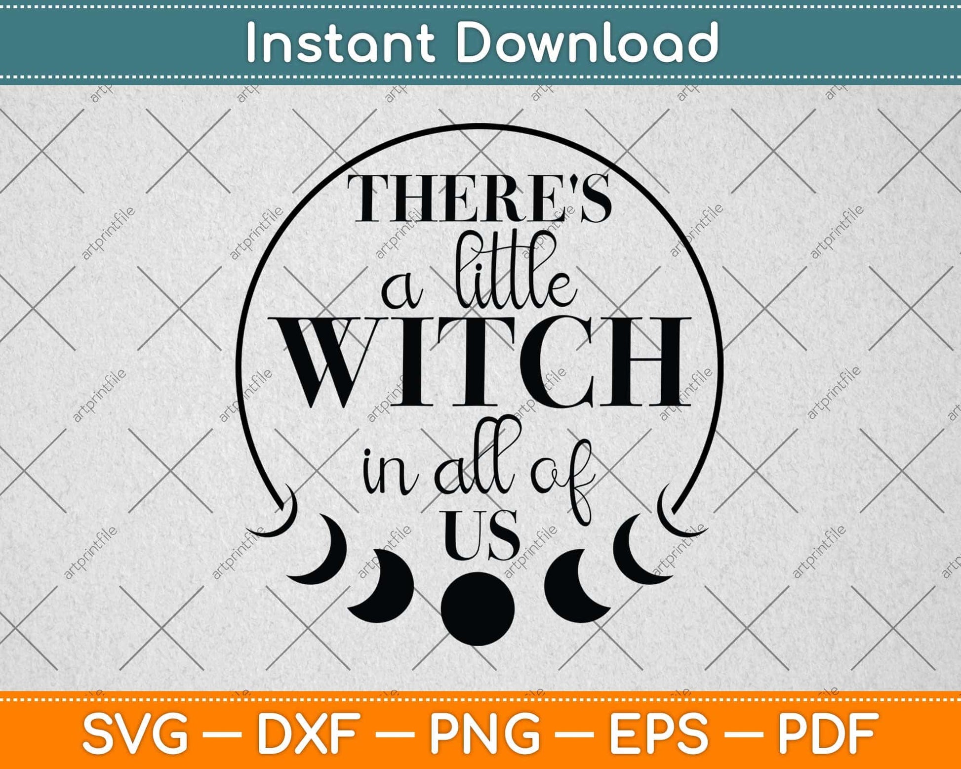 There's A Little Witch In All Of Us Svg Png Dxf Digital Cutting File