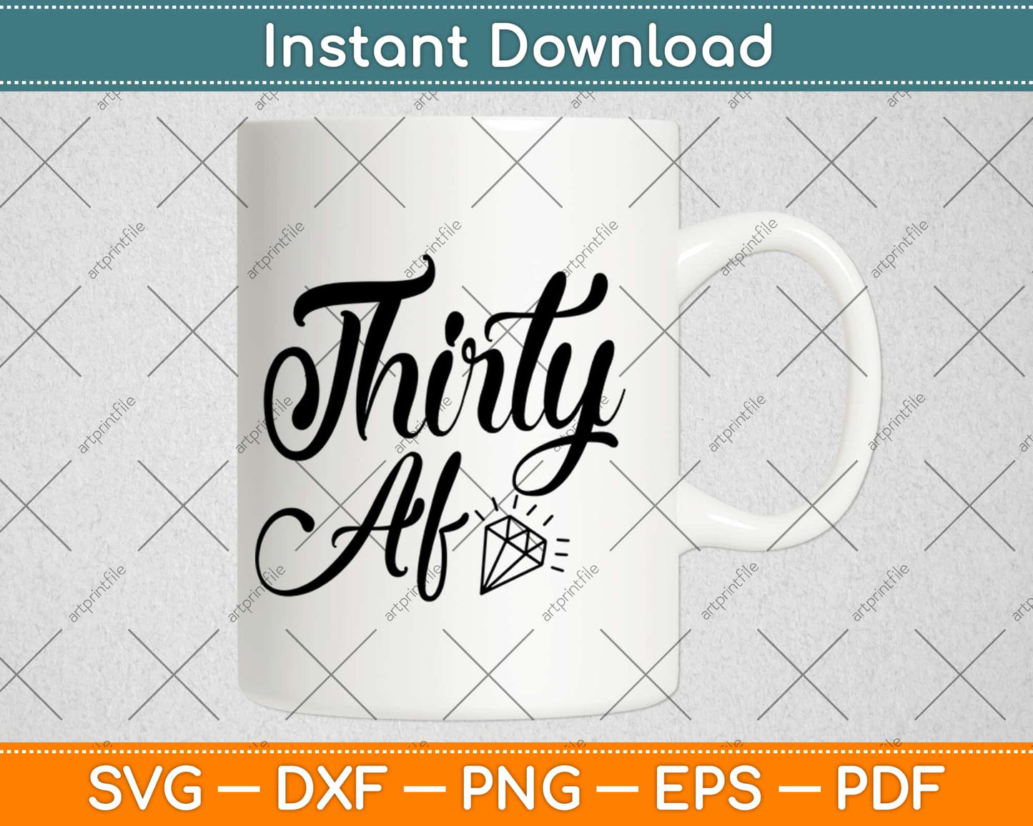 Thirty Af Gifts 30th Birthday Svg Design Cricut Printable Cutting Files