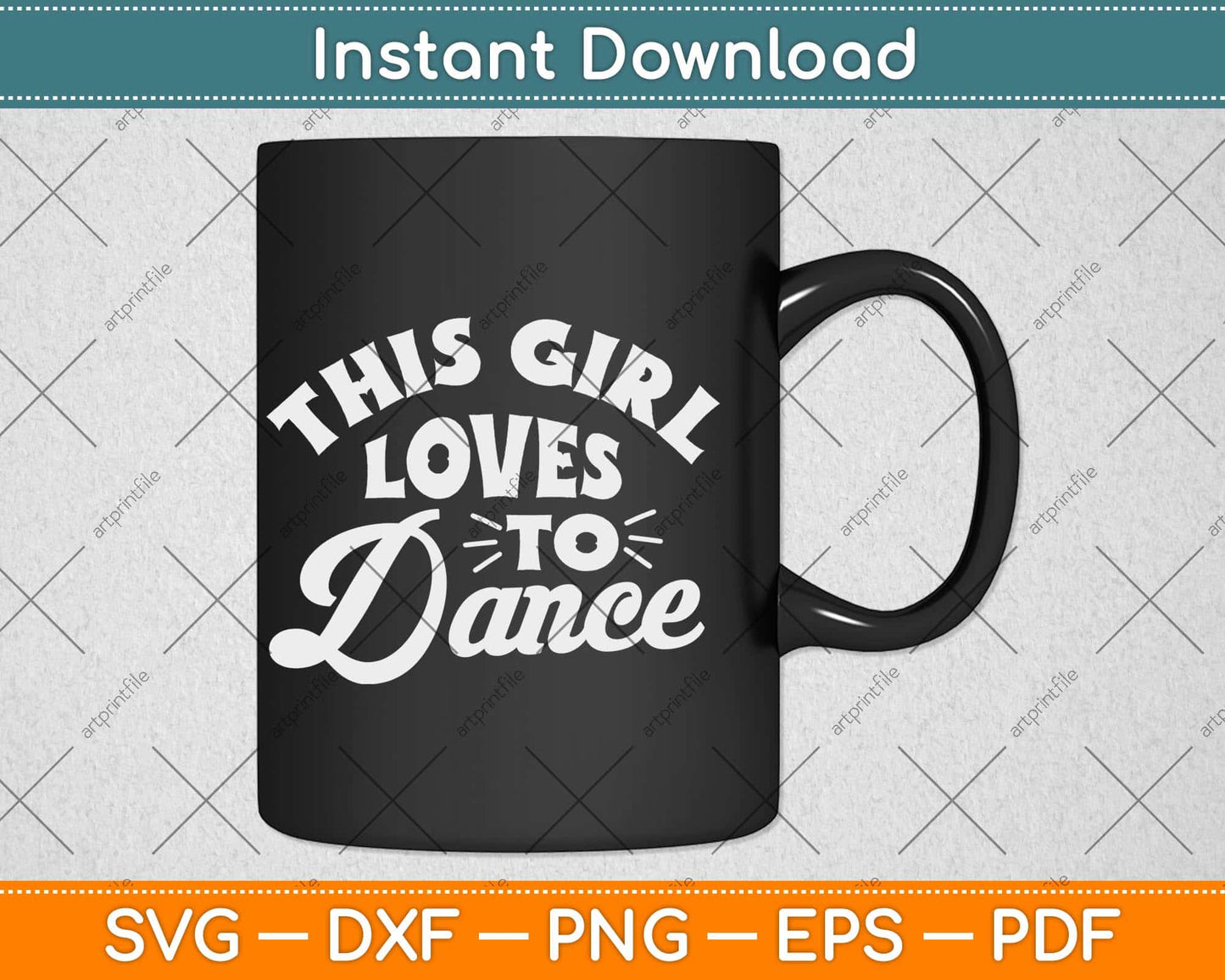 This Girl Loves To Dance Funny Dancer Dancing Gifts Svg Design