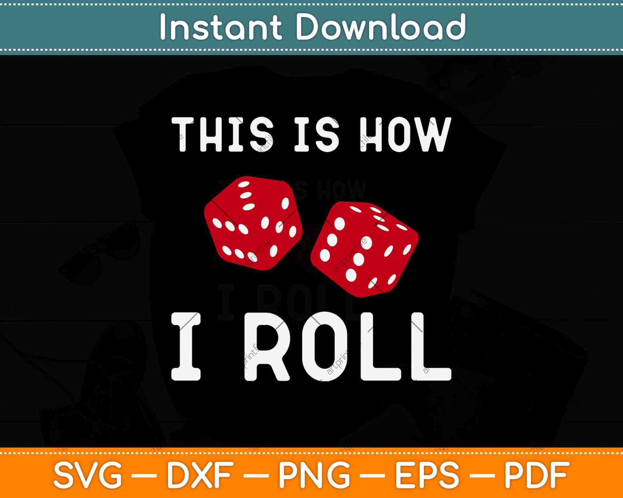 Dice Roll SVG file - SVG Designs