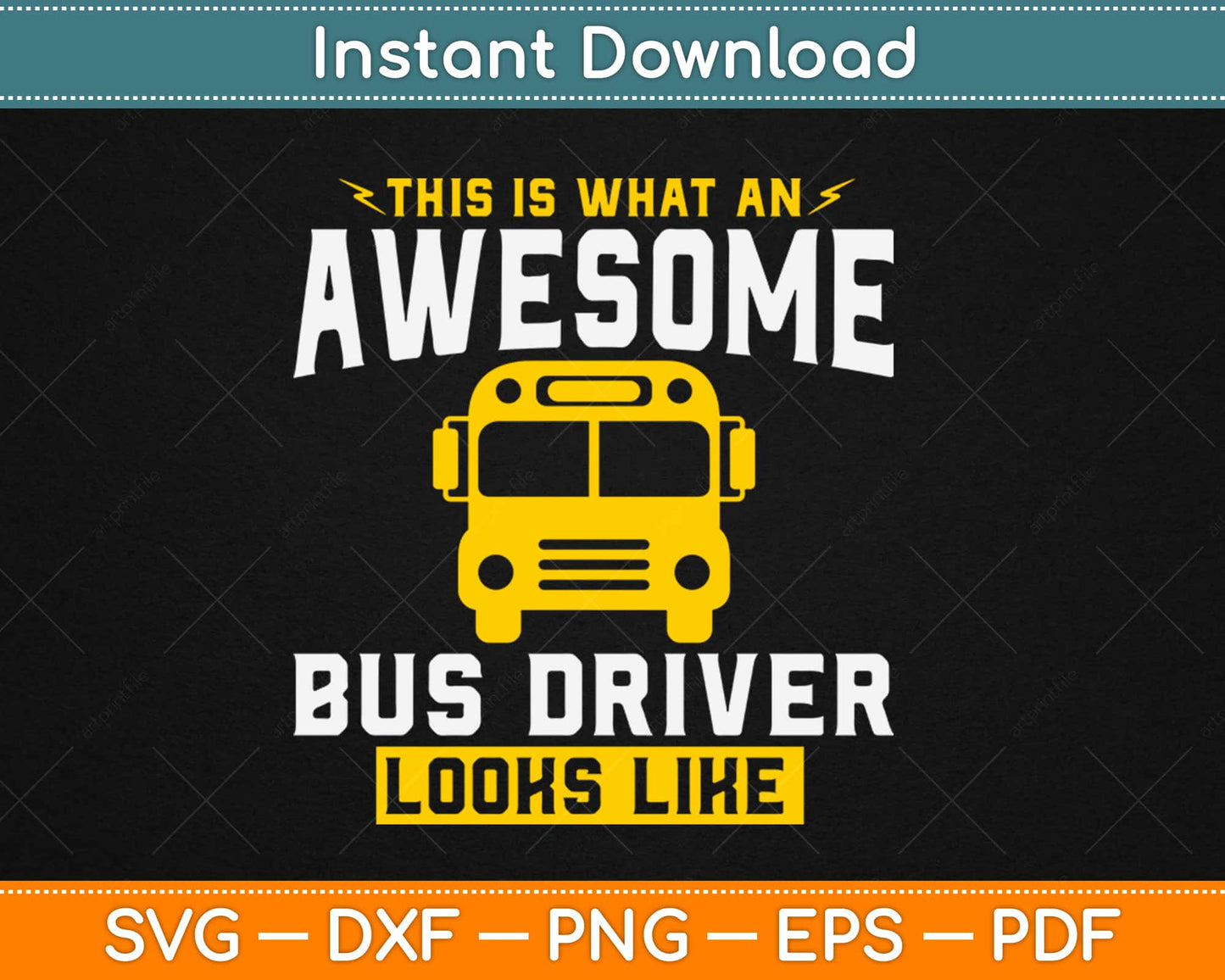 This Is What An Awesome School Bus Driver Looks Like Svg Design Cricut Cutting Files