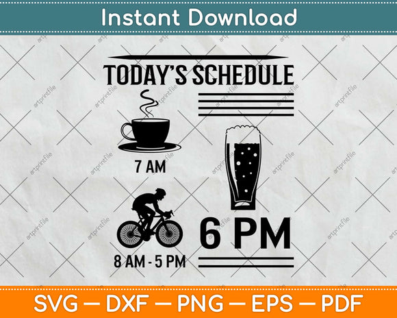 Today’s Schedule Svg Design Cricut Printable Cutting Files