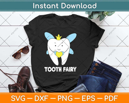 Tooth Fairy Crown Tooth Dentist Svg Png Dxf Digital Cutting File
