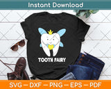 Tooth Fairy Crown Tooth Dentist Svg Png Dxf Digital Cutting 