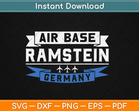 U.S. Army Air Base Ramstein Germany Veterans Raglan Baseball Svg Png Cutting File