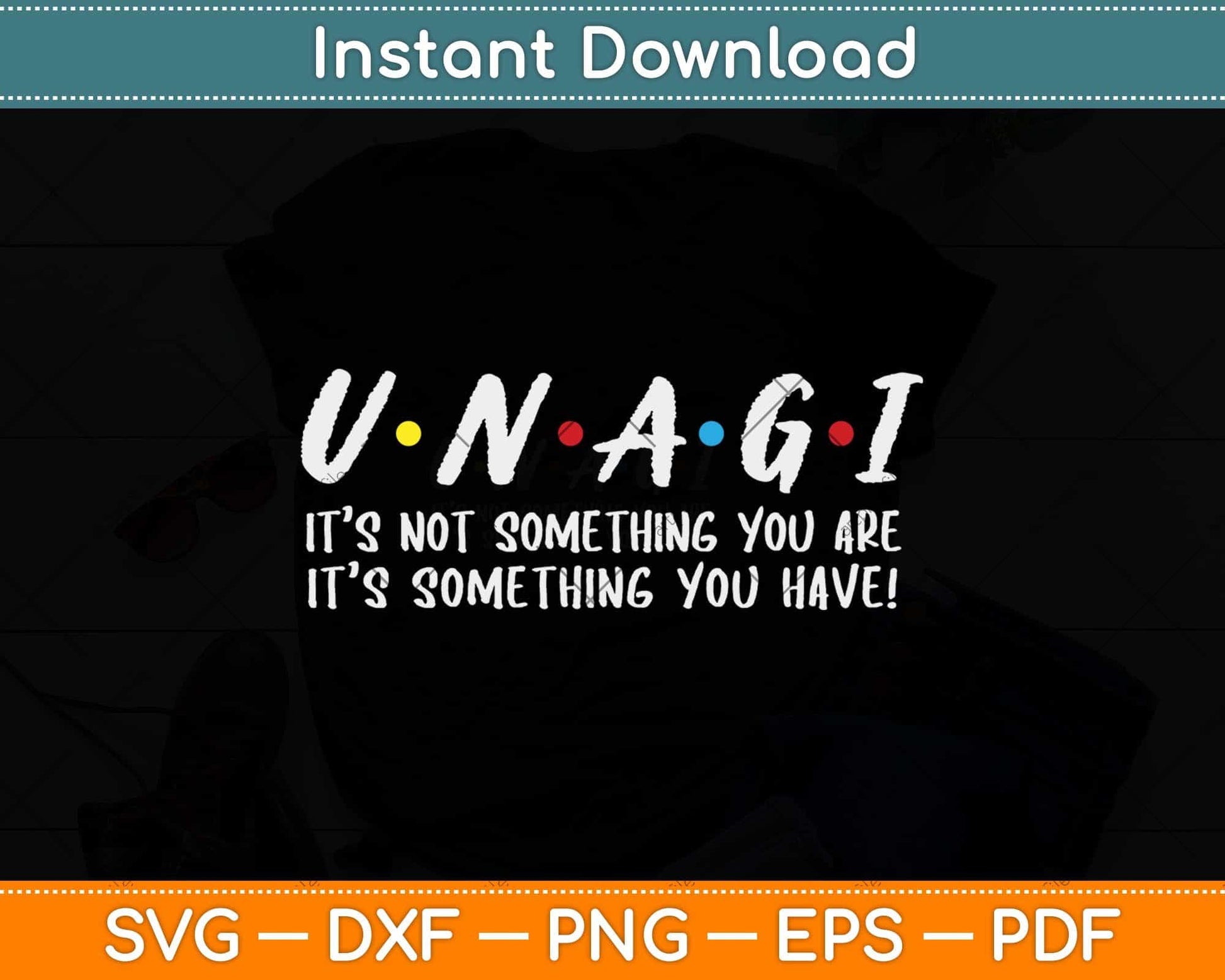 Unagi Mindfulness Total Awareness Funny Svg Design Cricut Printable Cutting Files