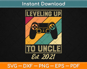 Uncle 2021 Funny New Uncle Gamer Gift First Time Uncle To Be