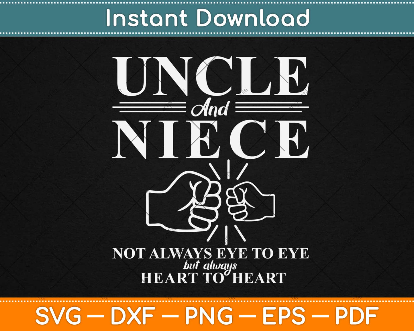 Uncle And Niece Funny Uncle Svg Design Cricut Printable Cutting Files