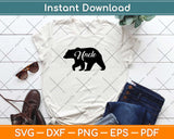 Uncle Bear Funny Svg Design Cricut Printable Cutting Files