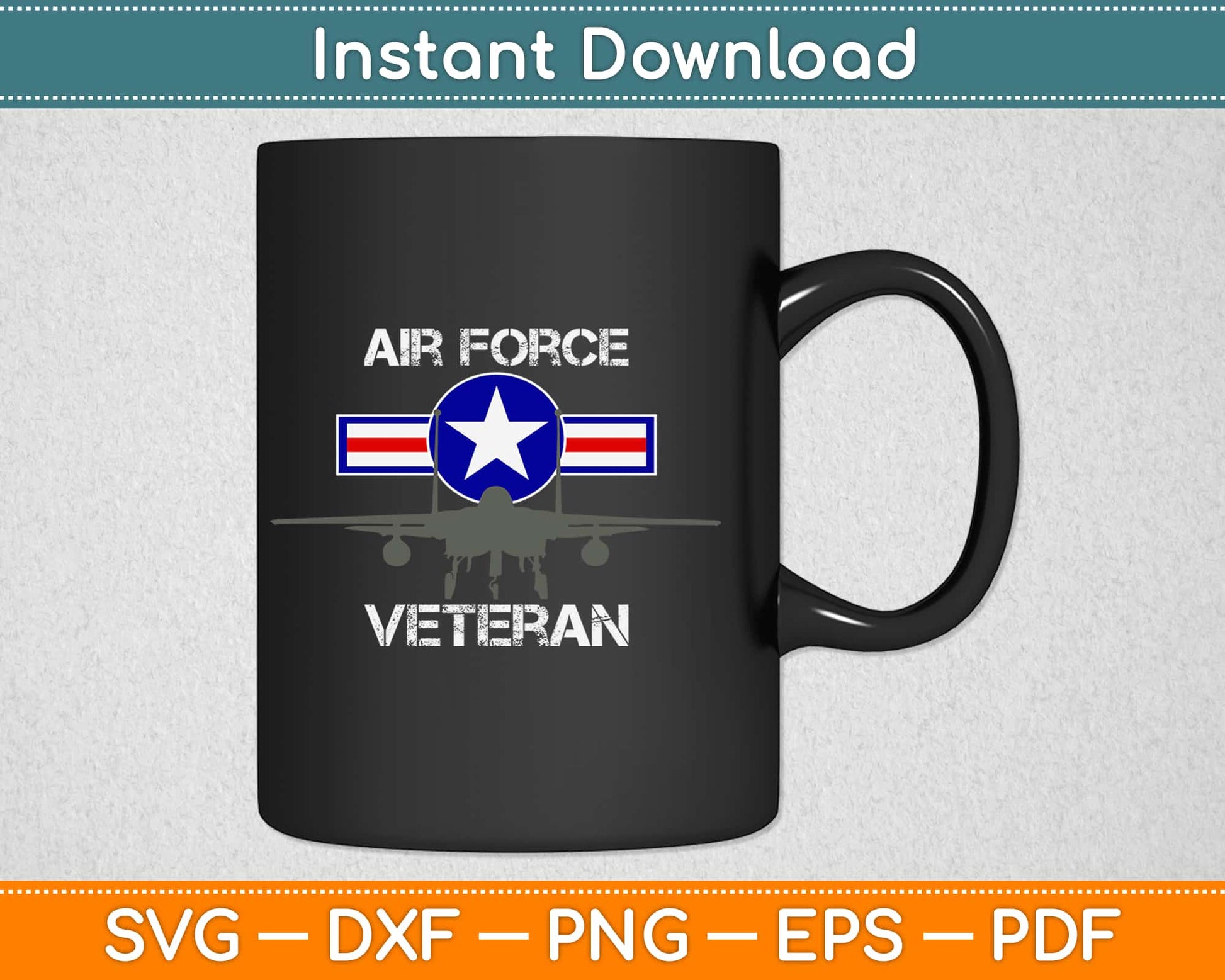 US Air Force Veteran Svg Design Cricut Printable Cutting Files