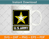 US Army Logo Svg Design Cricut Printable Cutting Files