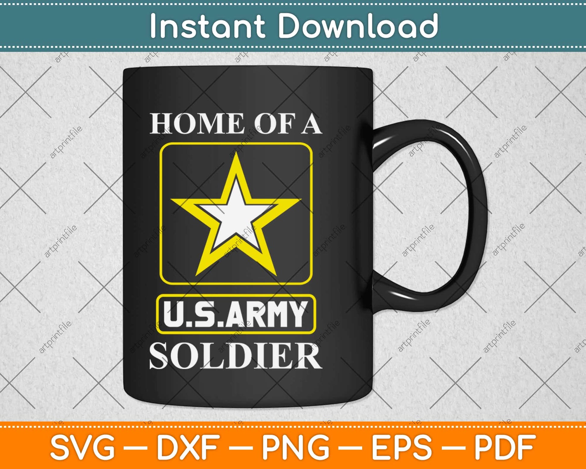 US Army Soldier House Flag Armed Forces Rangers Svg Design Cricut Cutting Files