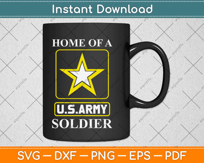 US Army Soldier House Flag Armed Forces Rangers Svg Design Cricut Cutting Files