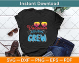 Vacation Cousin Crew Beach Sunglasses Svg Png Dxf Digital Cutting File