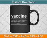 Vaccine Definition Nurse Doctor Vaccination Svg Png Dxf Digital Cutting File