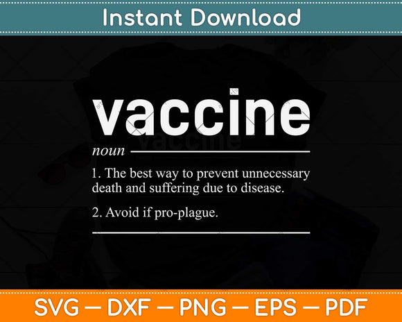 Vaccine Definition Nurse Doctor Vaccination Svg Png Dxf Digital Cutting File