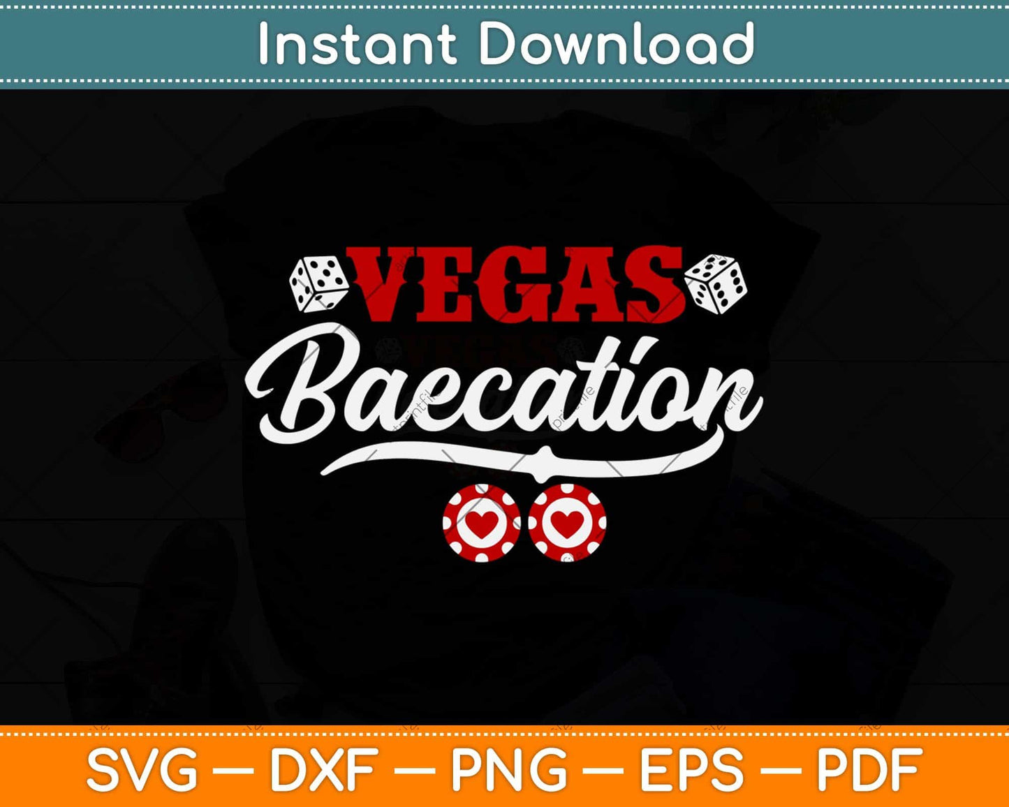 Vegas Baecation Couples Vacation Svg Png Dxf Digital Cutting File