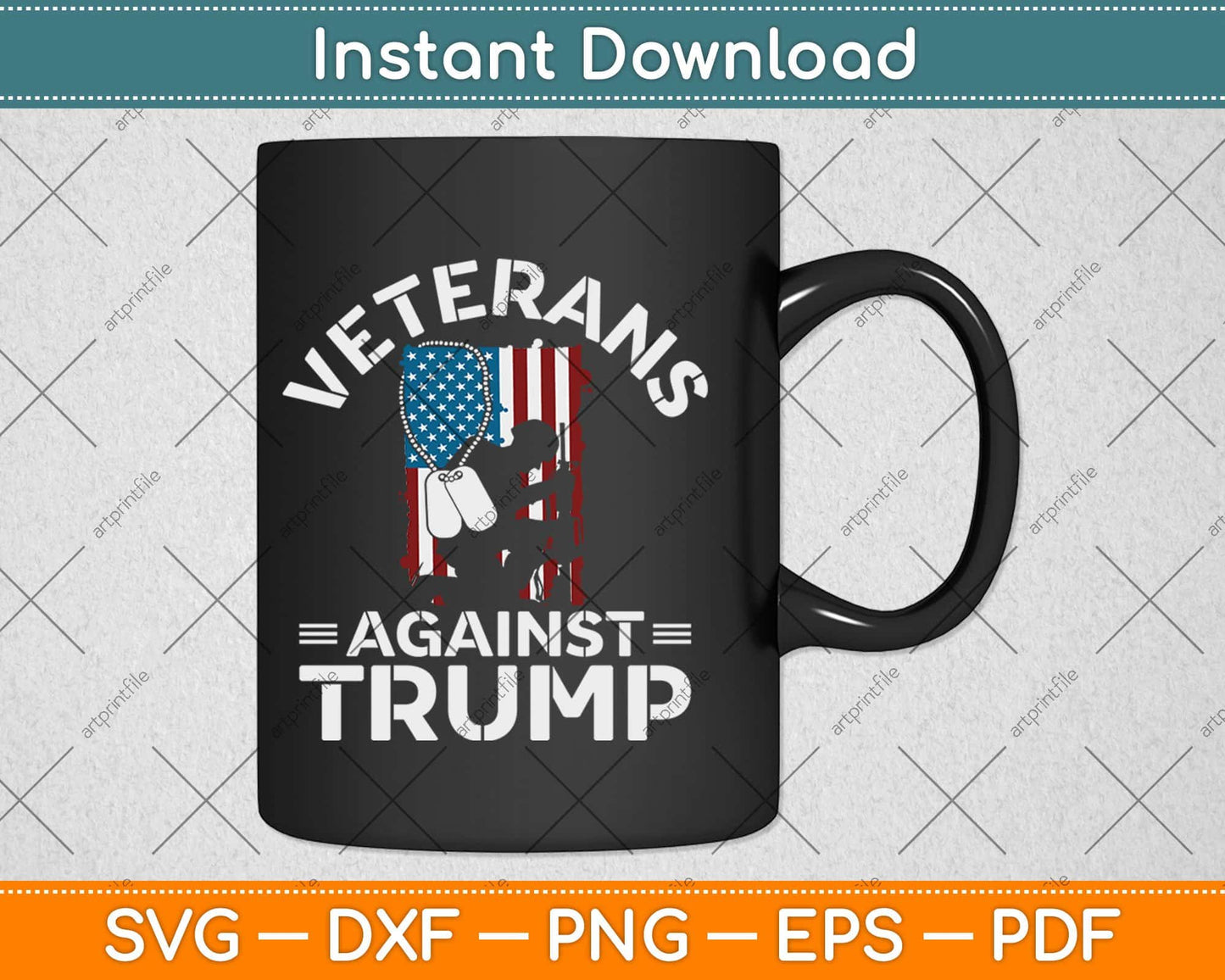 Veterans Against Trump 2020 Military Svg Design Cricut Printable Cutting Files