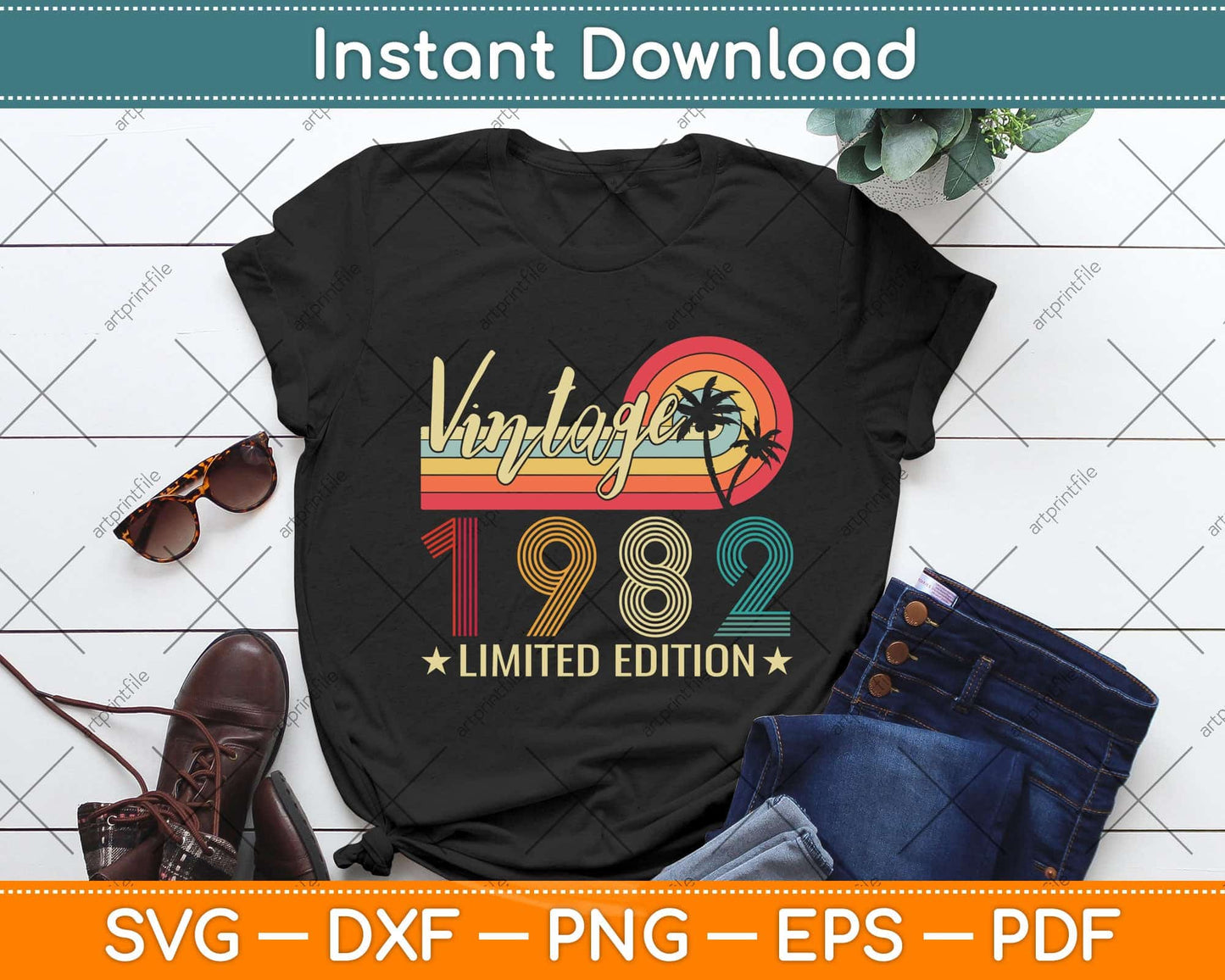 Vintage 1997 25 Years Old Boys And Girls 25th Birthday Svg Png Dxf Digital Cutting File