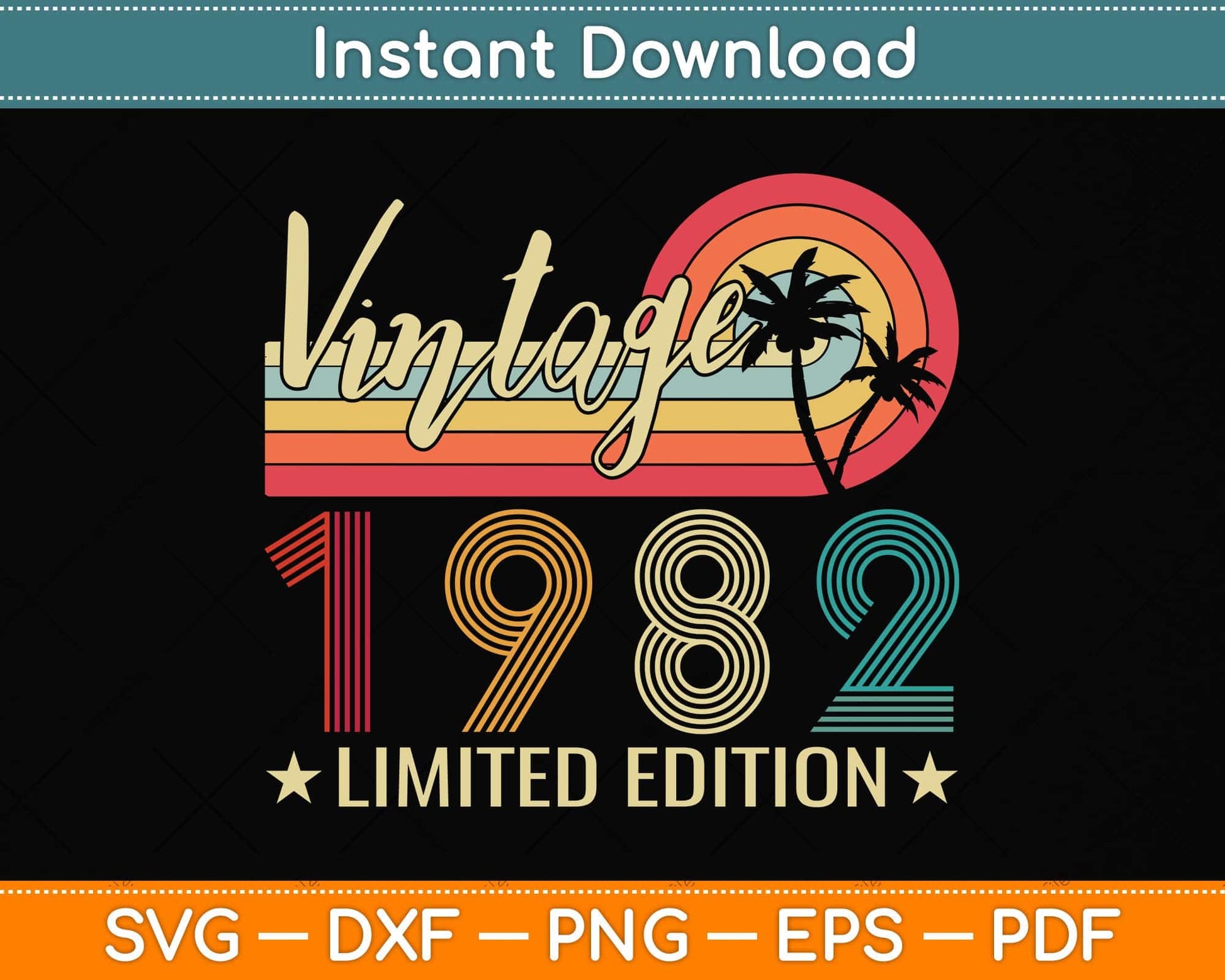 Vintage 1997 25 Years Old Boys And Girls 25th Birthday Svg Png Dxf Digital Cutting File