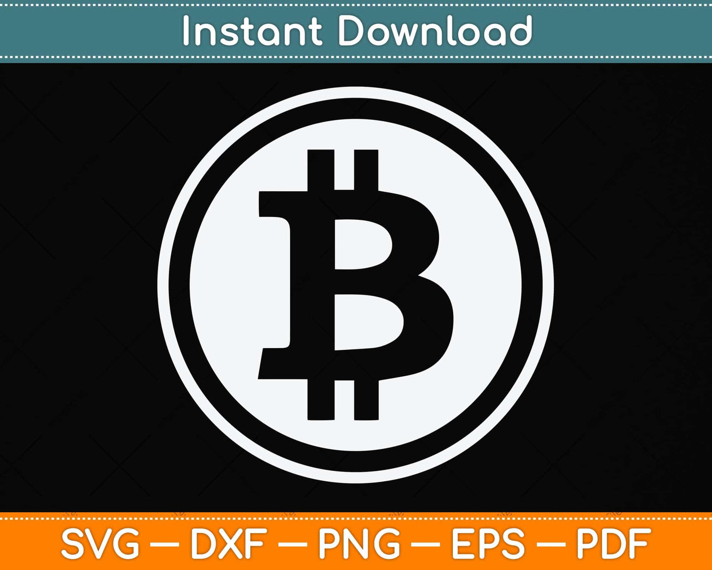 Vintage Bitcoin Gift For Crypto Currency Svg Png Dxf Digital Cutting File