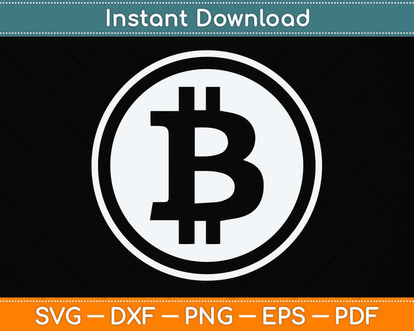 Vintage Bitcoin Gift For Crypto Currency Svg Png Dxf Digital