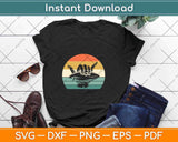 Vintage Retro Shaka & Surf Sign Cool Surfing Svg Png Dxf Digital Cutting File