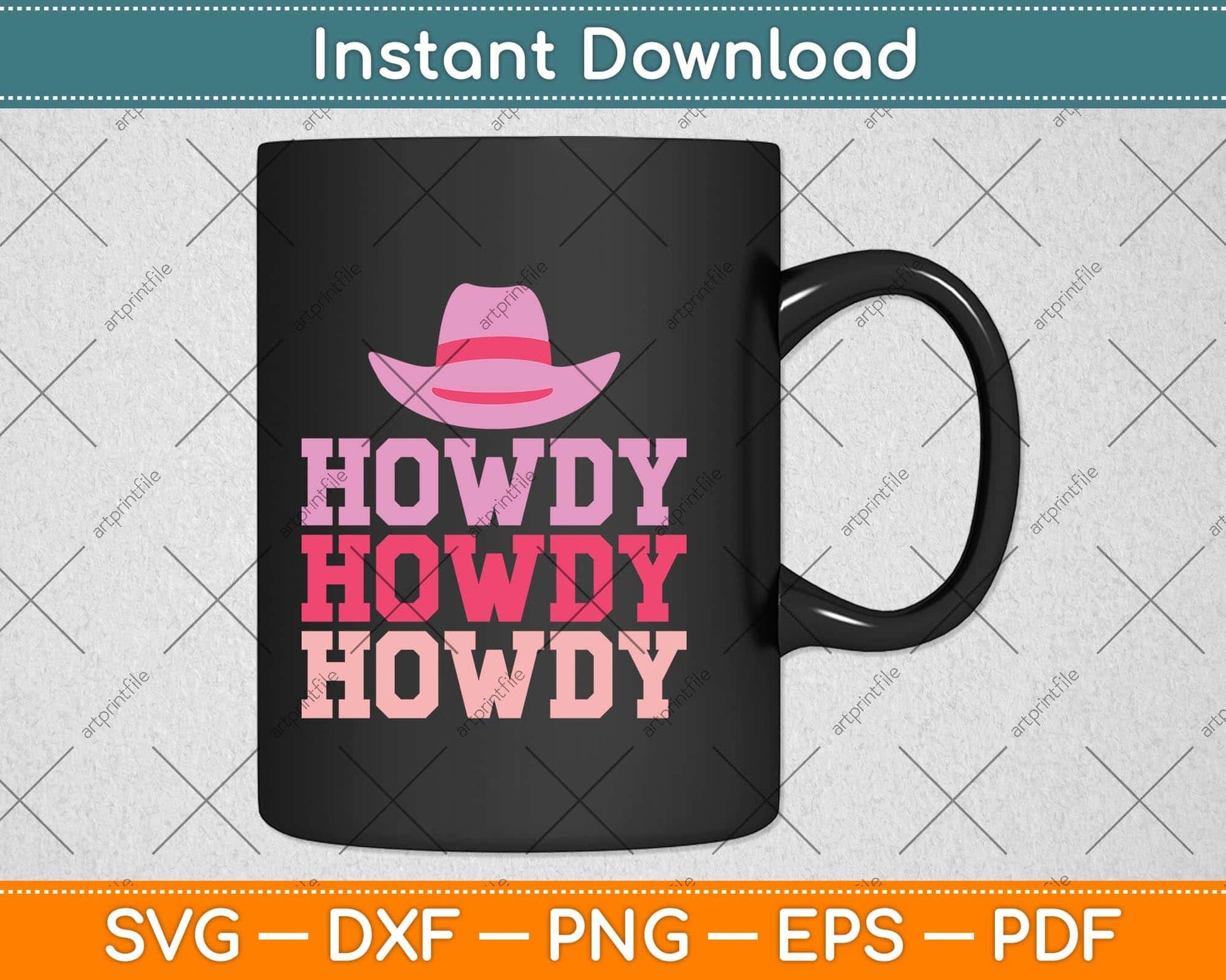 Vintage White Howdy Rodeo Western Country Southern Cowgirl Svg Png Dxf Cutting File
