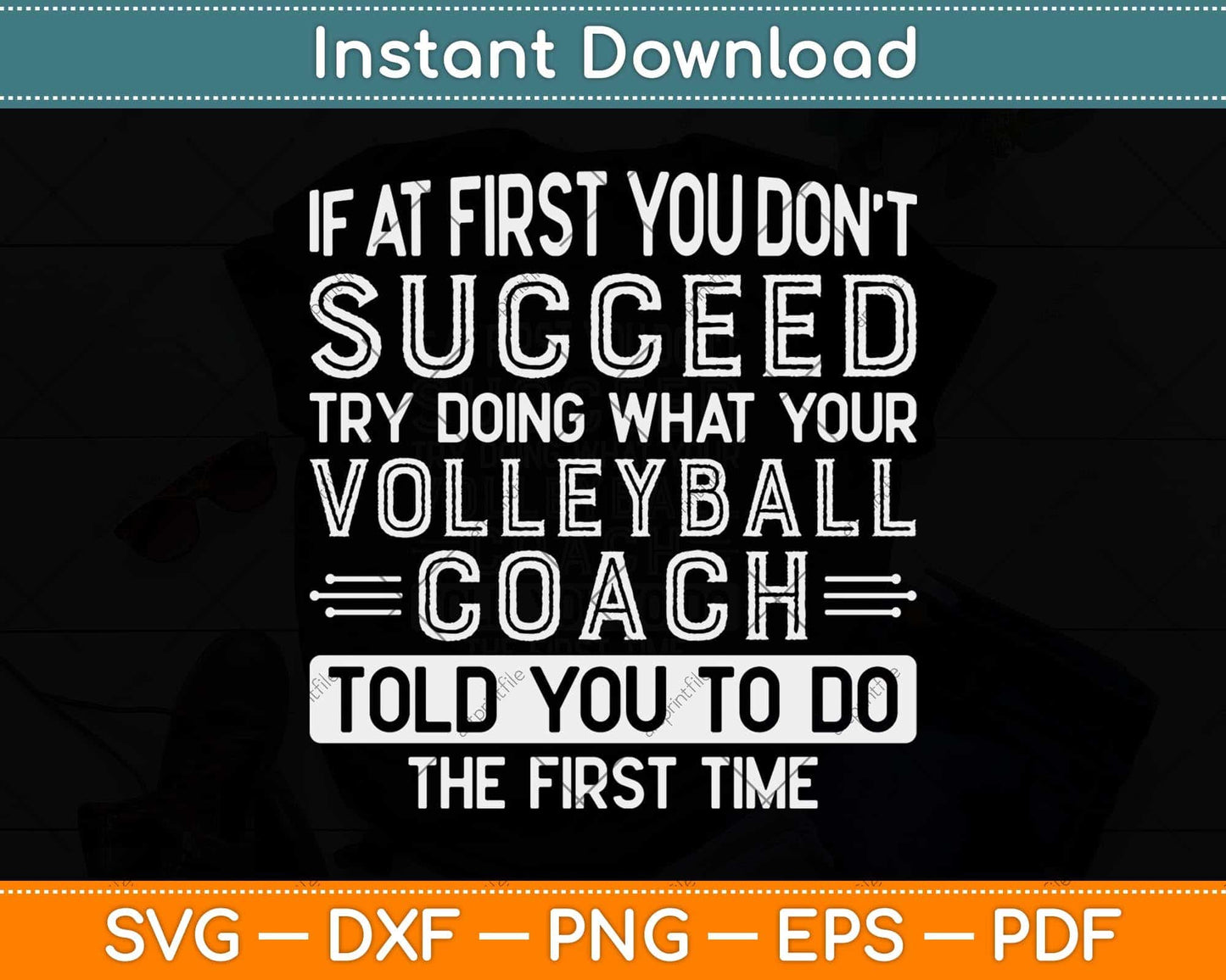 Volleyball Coach Gift Funny Thank You Svg Design Cricut Printable Cutting File