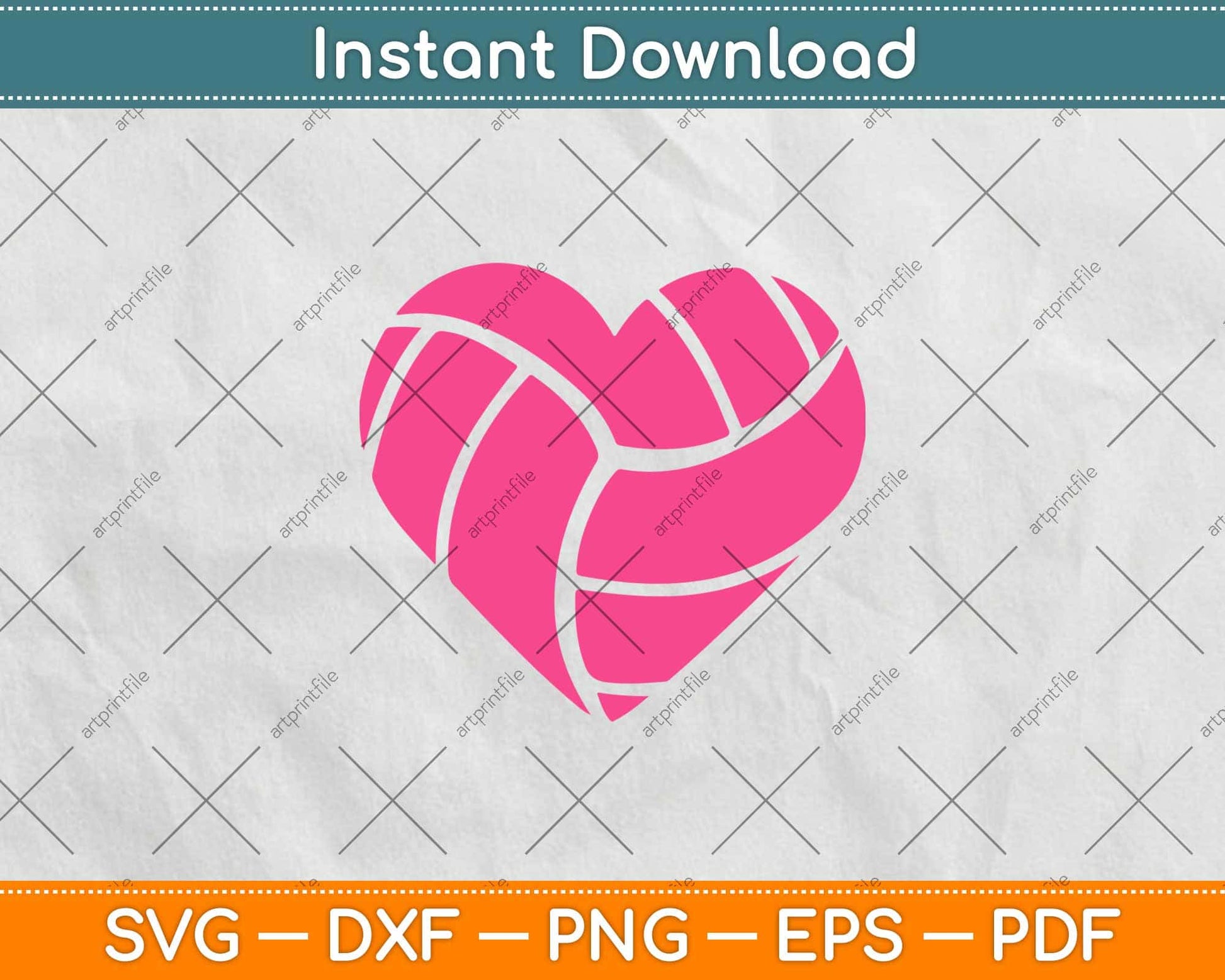 Volleyball Love Mom Svg Design Cricut Printable Cutting Files