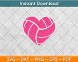 Volleyball Love Mom Svg Design Cricut Printable Cutting 