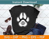 Who Rescued Who Paw Svg Png Dxf Digital Cutting File