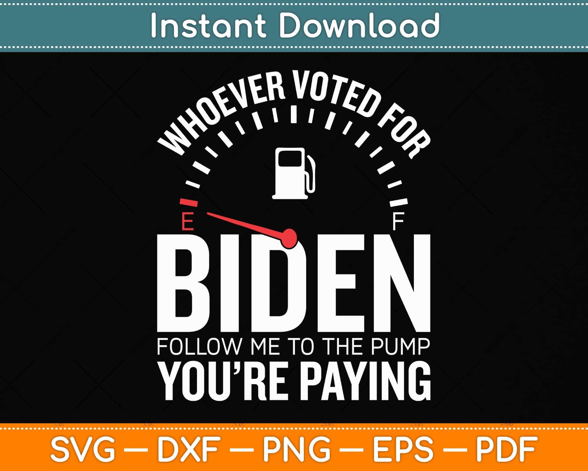 Whoever Voted For Follow Me To The Pump You’re Playing Svg Png Dxf Cutting File