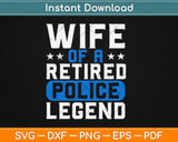 Wife of A Retired Police Legend Law Enforcement Family Cop 