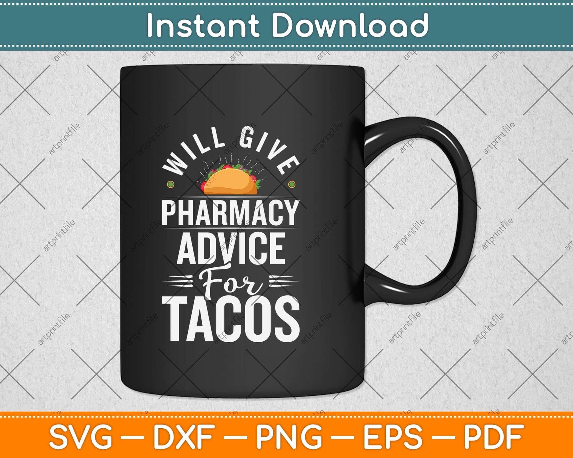 Will Give Pharmacy Advice For Tacos Pharmacist Svg Png Dxf Digital Cutting File