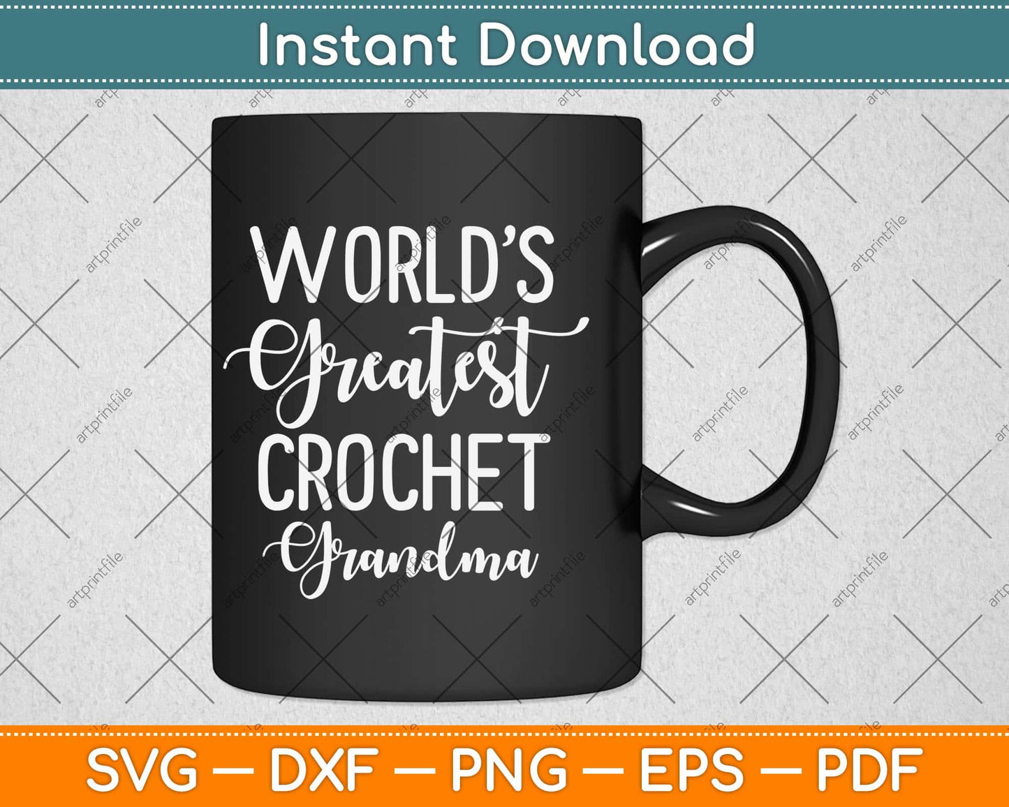 World's Greatest Crochet Grandma Best Mother's Day Gifts Svg Design