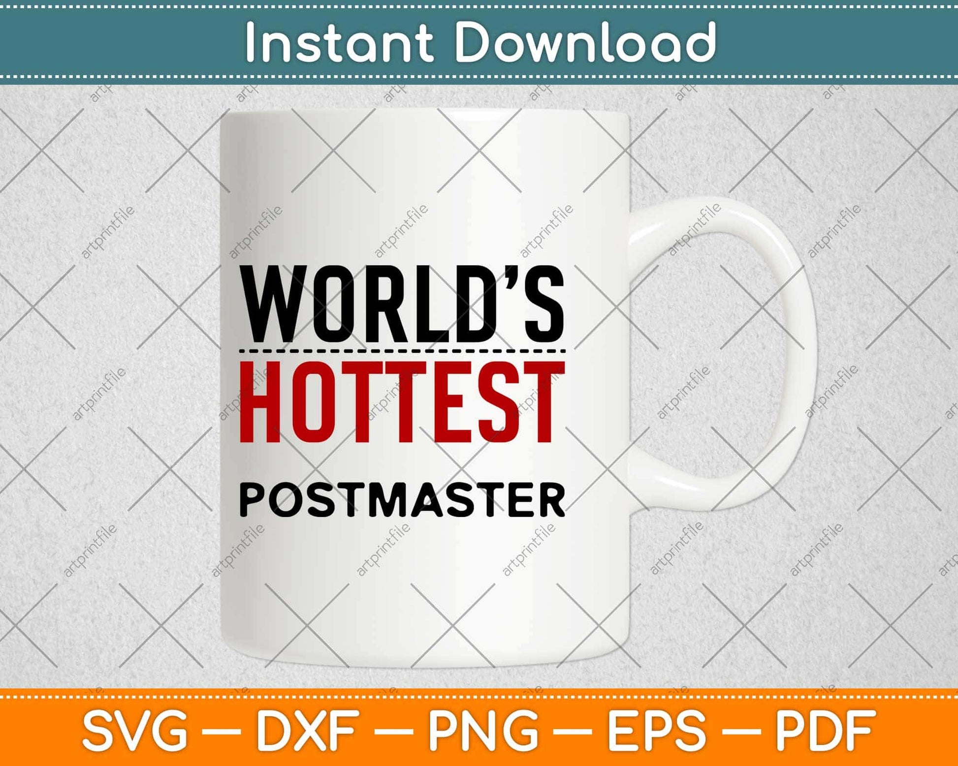 World's Hottest Postmaster Svg Design Cricut Printable Cutting Files