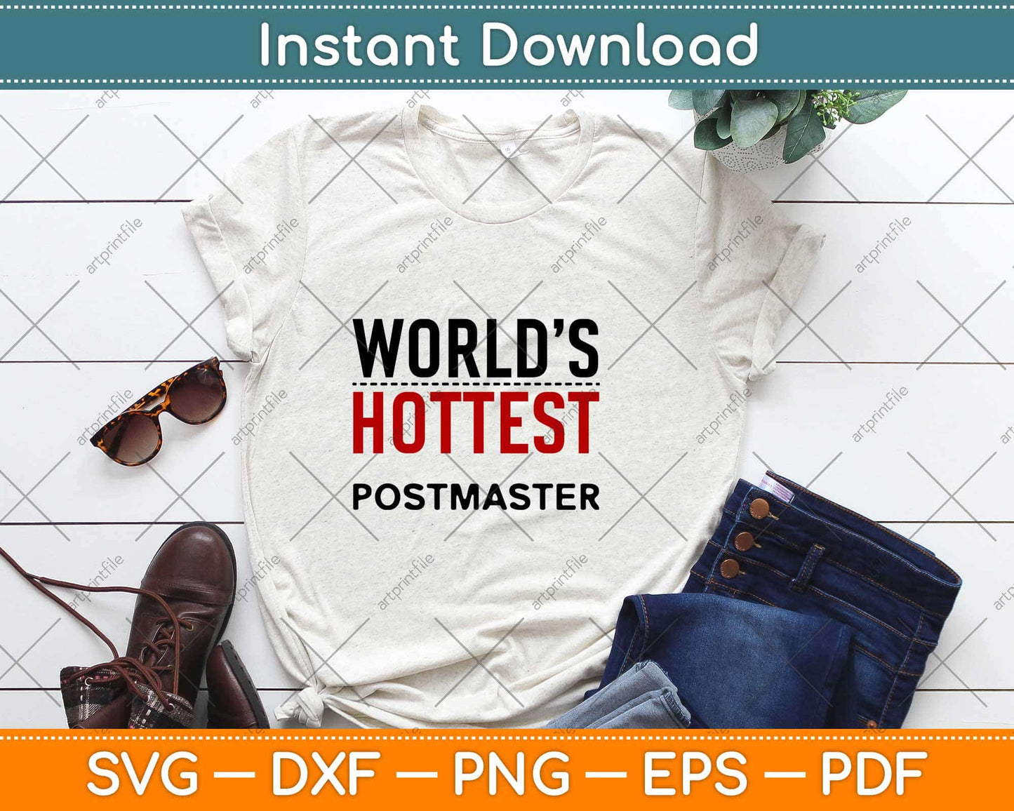 World's Hottest Postmaster Svg Design Cricut Printable Cutting Files