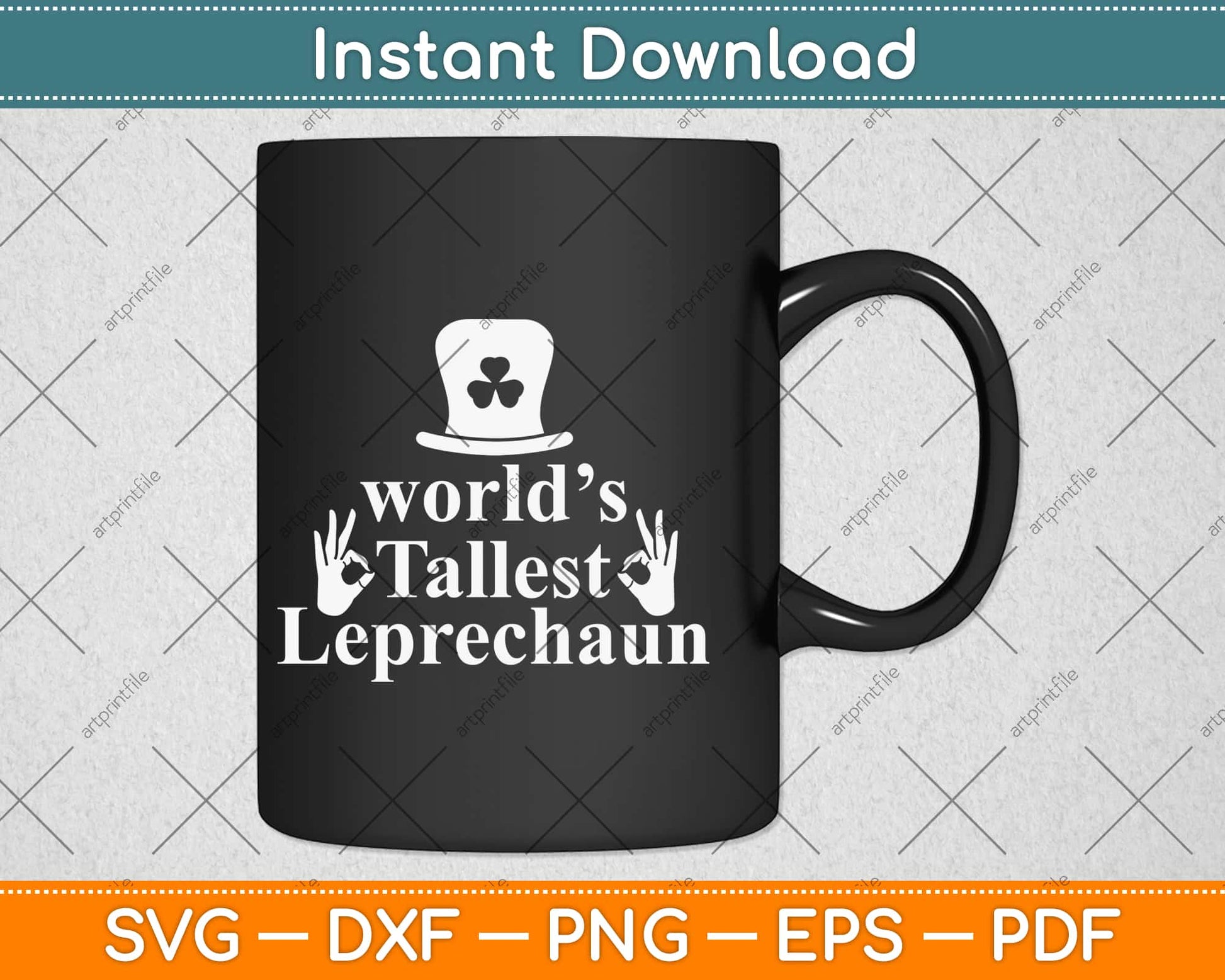 World’s Tallest Leprechaun Funny St. Patrick’s Day Irish Svg Design