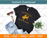 Yellowstone Svg Design Cricut Printable Cutting Files