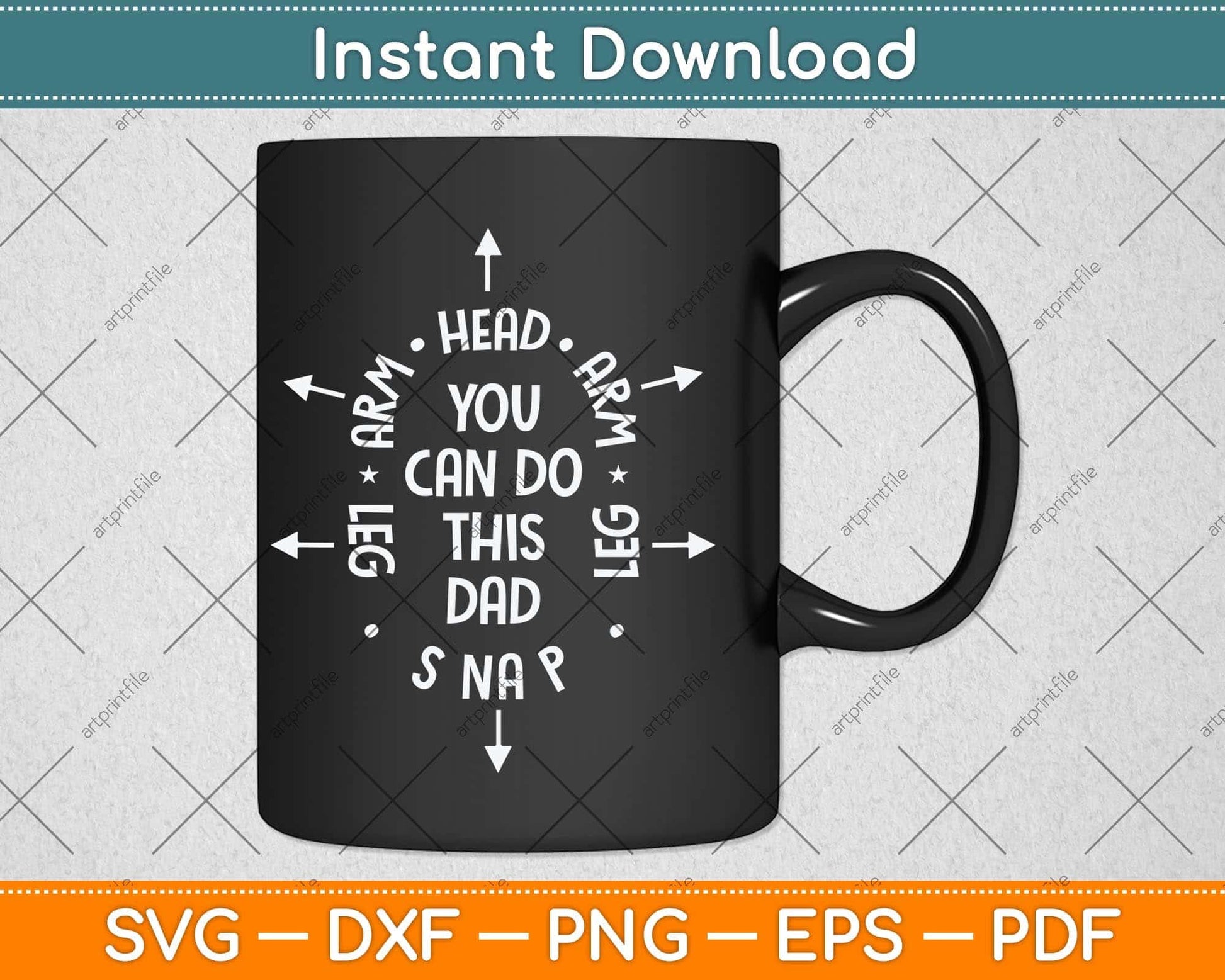 You Can Do This Dad First Time Dad Svg Png Dxf Digital Cutting File